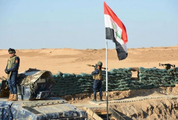 خبرنگاران آماده باش نیروهای عراقی در مرز با سوریه